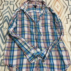 Gap Plaid Button Down